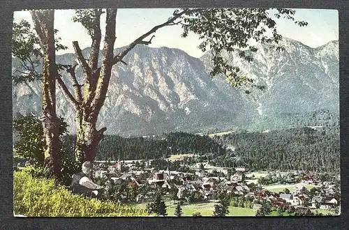 Goisern Blick Ortschaft Gebirge Berg Wald Salzkammergut Oberösterreich 410655