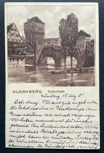 Nürnberg Henkerturm Stadt Fluss Pegnitz Trödelmarkt Bayern Deutschland 410724 C