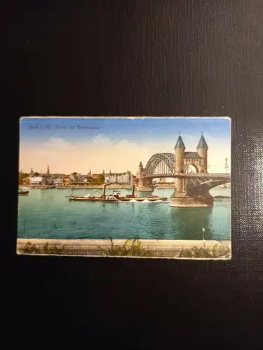 Bonn a.Rh. mit Rheinbrücke 410589 gr D