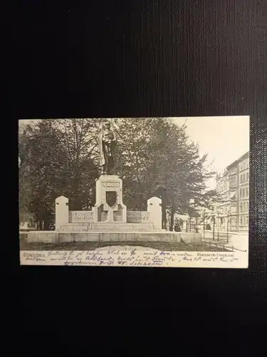 Spandau, Bismarck Denkmal 410587 gr D