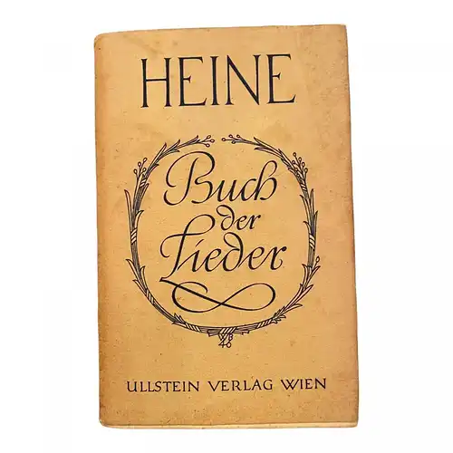 1806 Heinrich Heine BUCH DER LIEDER Neue Gedichte - Zeitgedichte