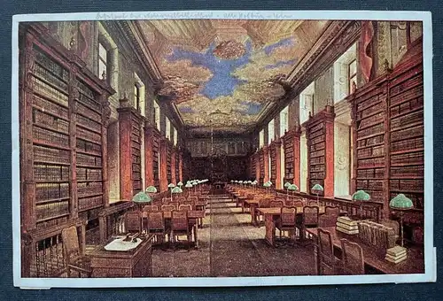 Wien ehem. Hofburg Lesesaal Nationalbibliothek Innenansicht Buch Tisch 410774 TH