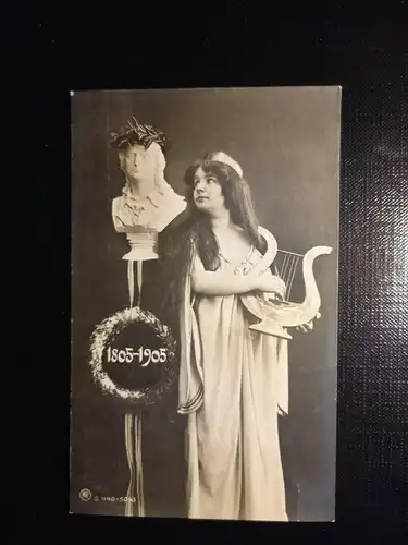 Frau mit Harfe, 1805-1905, 402776 gr