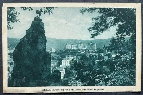 Karlsbad Karlovy Vary Hirschensprung Hotel Imperial Stadt Tschechien 402620 TH C