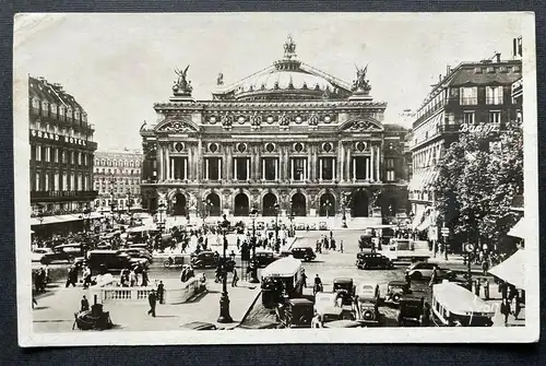 Paris Place de l'Opéra Opernplatz Stadt Gebäude Autos Bus Frankreich 402680 TH C