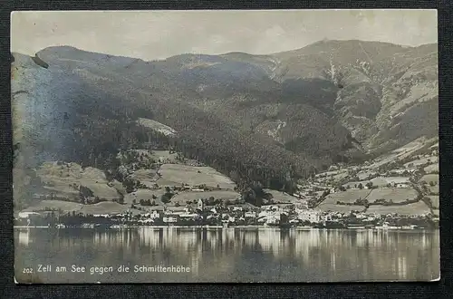 Zell am See gg. Schmittenhöhe Stadt Gebirge Berg Salzburg Österreich 402669 TH C