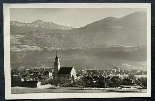 Blick a. Absam bei Hall Ortschaft Kirche Gebirge Berg Tirol Österreich 402662 C
