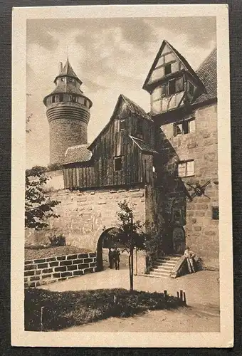 Nürnberg Burg Eingang Festung Schloss Turm Bayern Deutschland 402691 TH C