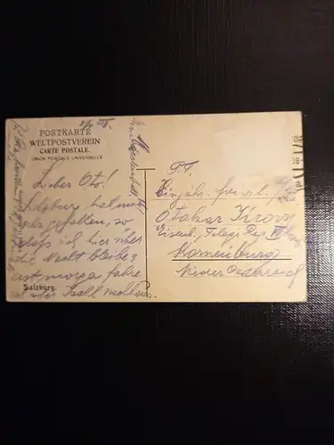 Salzburg, Festung u.Untersberg vom Kapuzinerberg 430066 gr