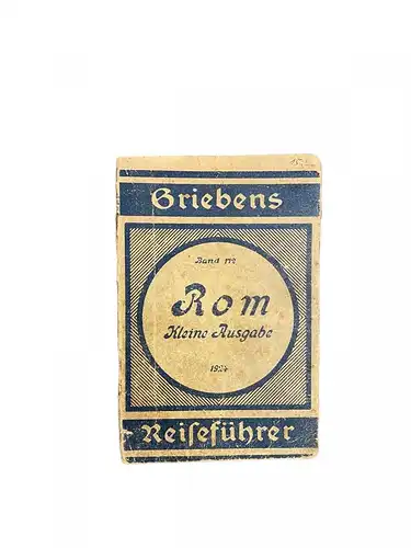 3158 Goldschmidt (Red.) ROM GRIEBENS REISEFÜHRER BAND 172 KLEINE AUSGABE