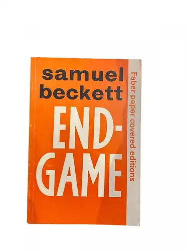 3102 Samuel Beckett ENDGAME Faber paper covered editions