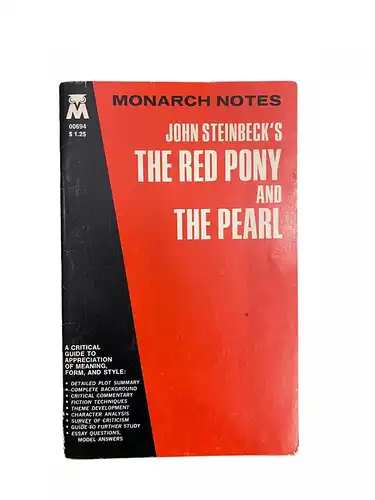 3091 Armand Schwerner JOHN STEINBECK'S THE RED PONY AND THE PEARL