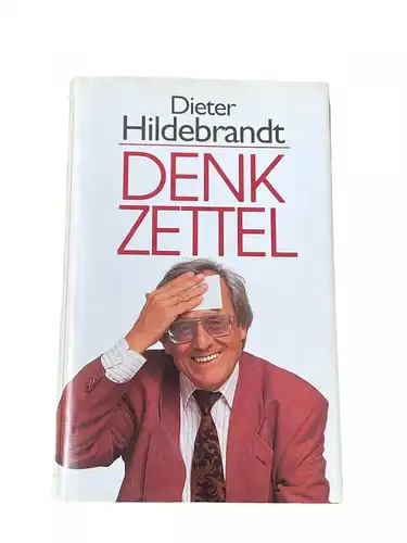 Dieter Hildebrandt DENKZETTEL HC +Abb Kindler Verlag GmbH München