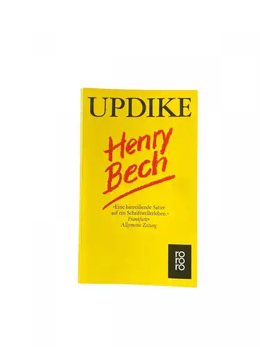 John Updike HENRY BECH Erzählungen +Abb Rowohlt Taschenbuch Verlag