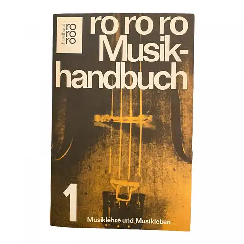 2426 Heinrich Lindlar RORORO-MUSIKHANDBUCH +Abb Musiklehre und Musikleben