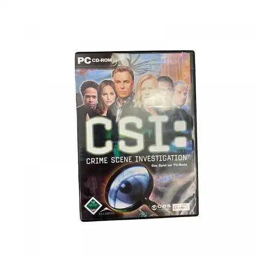 3415 CSI: CRIME SCENE INVESTIGATION DAS SPIEL ZUR TV-SERIE PC CD-ROM HC +Abb