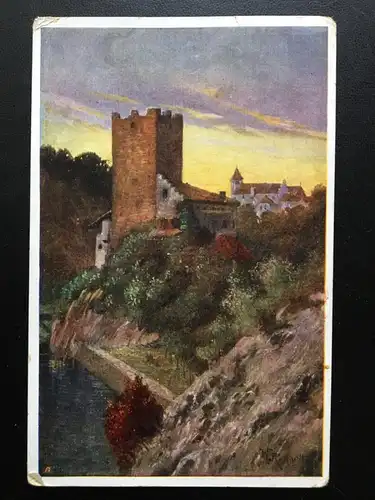 Schloss Ried bei Bozen - Burg - Südtirol - Künstlerkarte 16003 TH