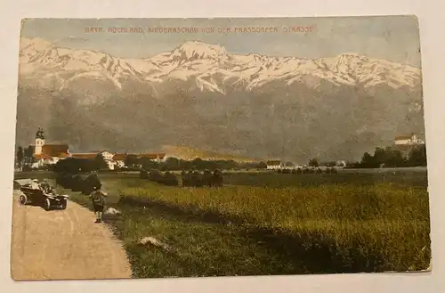 Bayerisches Hochland Niederaschau Aschau Frasdorfer Straße Auto PKW 410001 C