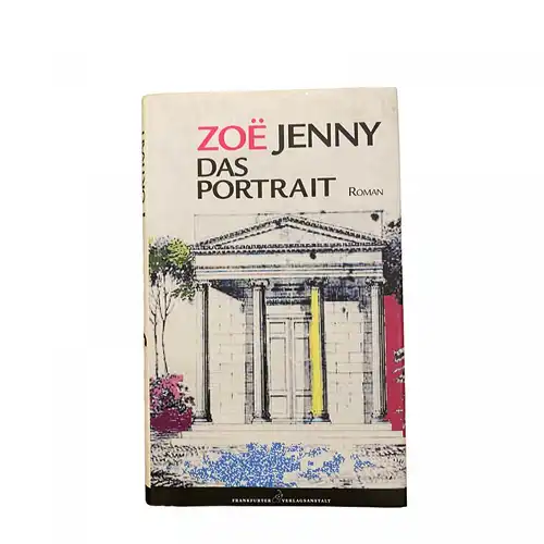 3757 Zoë Jenny DAS PORTRAIT: ROMAN HC Frankfurter Verlagsanstalt