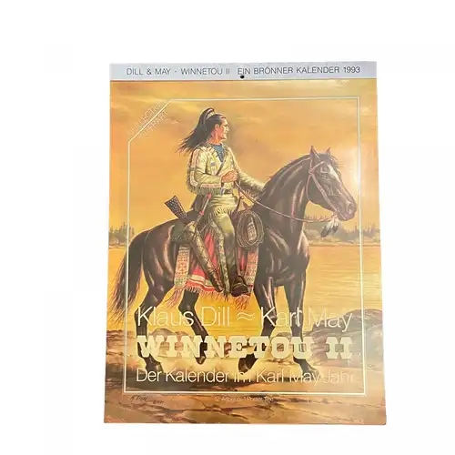 3881 Karl May WINNETOU II - DER KALENDER IM KARL MAY JAHR +Abb