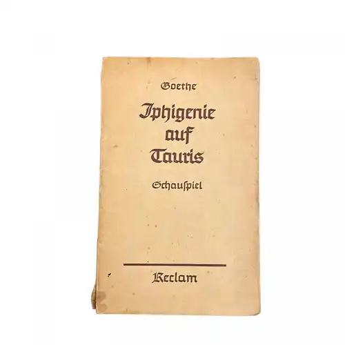 3728 J.W.v. Goethe IPHIGENIE AUF TAURIS Reclam Verlag