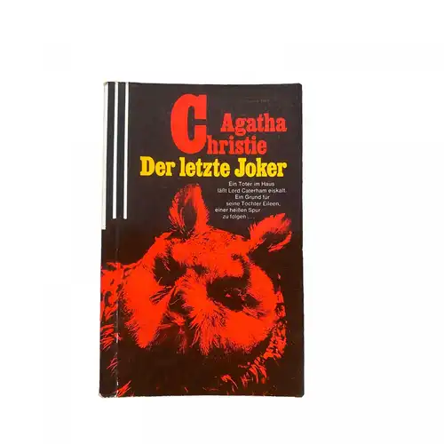 Agatha Christie DER LETZTE JOKER Scherz Klassik +Abb