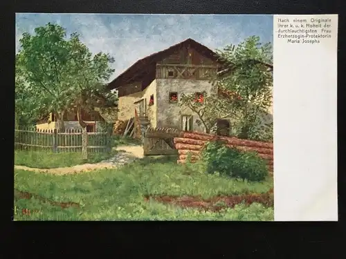 Bauernhaus Garten - Original von Erzherzogin-Protekt. Maria Josepha 270004 TH