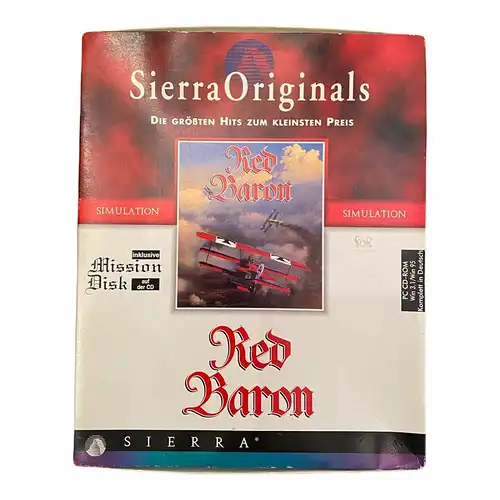 908 Sierra Originals EIN HISTORISCHER FLUGSIMULATOR DER EXTRA KLASSE Red Baron