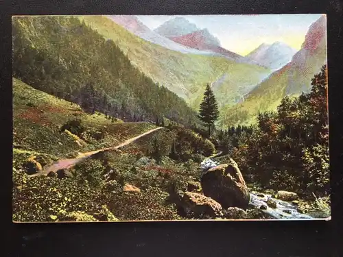 Berglandschaft - Bach - Nadelbaum - Gebirge 180188 TH G