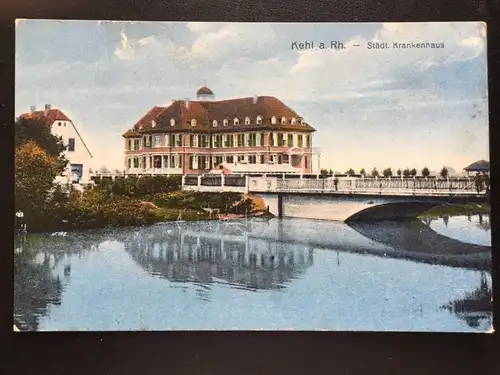 Kehl am Rhein - Städtisches Krankenhaus - Brücke 180153 TH