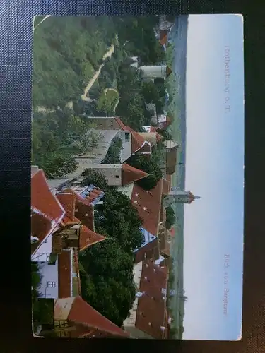 Rothenburg Blick vom Burgturm Burg Festung Weinfelder 402564 WM F