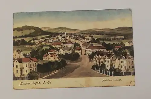 Oberösterreich Antiesenhofen Kirche Ortschaft Landschaft Hügel 600685A tl