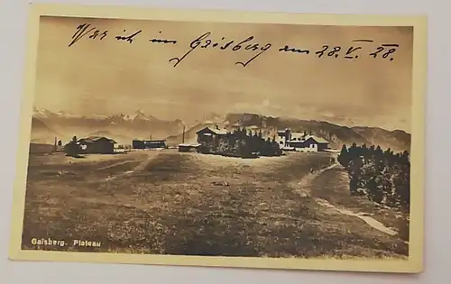 Salzburg Gaisberg Plateau Spitze Gebirge Berge Landschaft 600297A tl