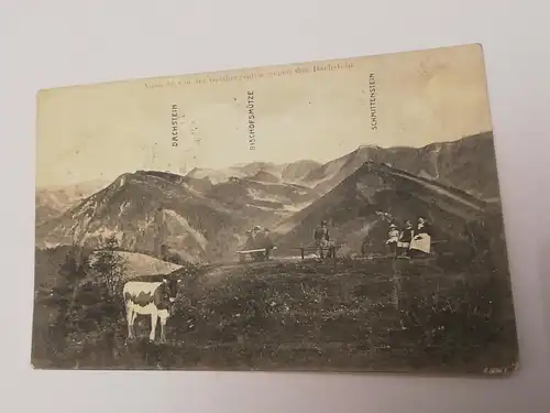 Aussicht Gaisberg Spitze Dachstein Bischofsmütze Schmittenstein 600303A tl