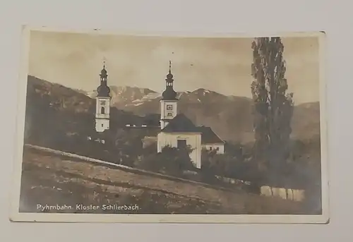 Oberösterreich Pyhrnbahn Kloster Schlierbach Kirche Hang Pappel 600712A tl