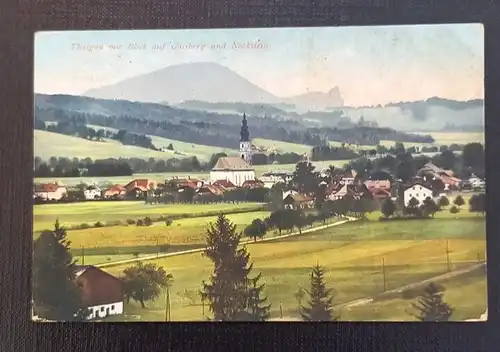 Salzburg Thalgau mit Blick auf Gaisberg und Nockstein 600755A grA