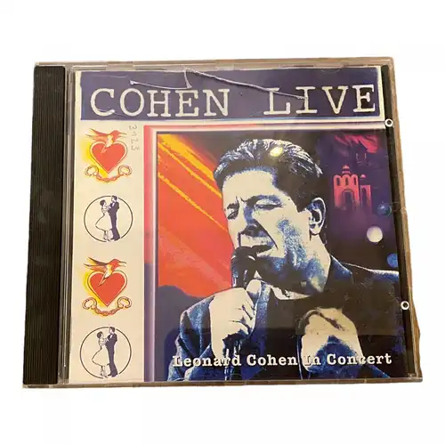 3123 Leonard Cohen COHEN LIVE - LEONARD COHEN IN CONCERT HC +Ilus