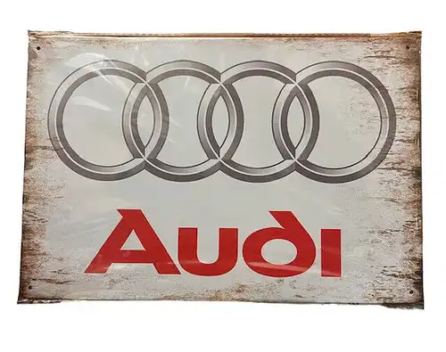 Nostalgie Vintage Retro Blechschild "Audi"   30x20    000AB