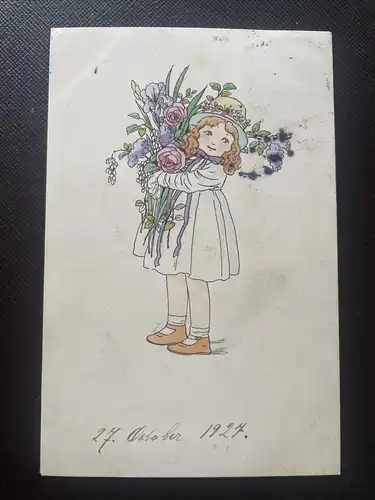Kind mit Blumen 400782 DN