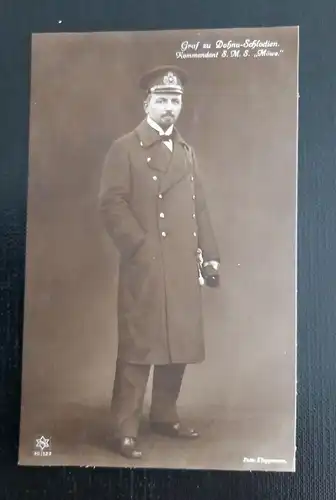 Graf zu Dohna Schlodien Kommandant S.M.S. Möwe 50146 Ga SH1