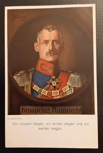 Kronprinz Rupprecht von Bayern Uniform Orden Abzeichen 50172 Ga SH1