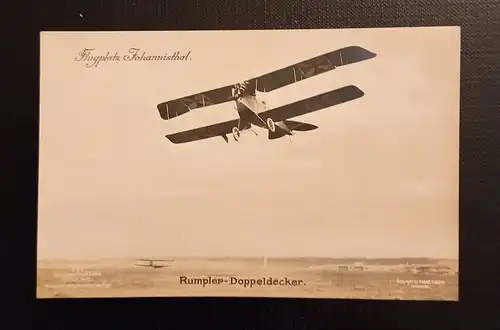 Rumpler Doppeldecker Flugplatz Johannisthal 50184 GA