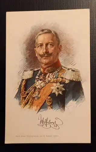 Kaiser Wilhelm II Porträt 650283 Ga B