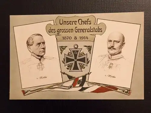 Unsere Chefs Des Grossen Generalstabs 1870 & 1914 Moltke Ga 50362 SH1