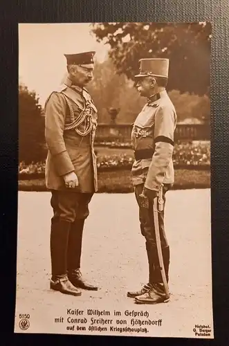 Kaiser Wilhelm Im Gespräch Mit Conrad Freiherr von Hötzendorff Ga 50117 SH1