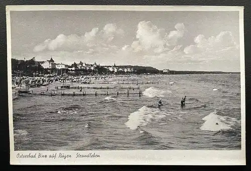 Ostseebad Binz Rügen Strandleben Mecklenburg-Vorpommern Deutschland 600196A TH D