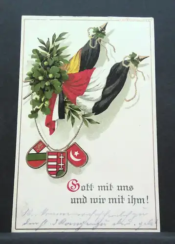 Gott mit uns und wir mit ihm Österreich Deutsches Reich Türkei JW 402713 C