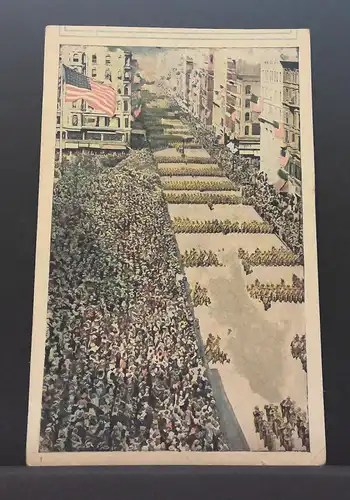 Militärparade USA Gemälde JW 650248 C