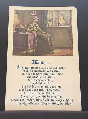 Mutter Gedicht Gemälde JW 650253 C