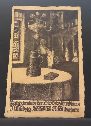 Patrizierstube der Sebaldnsklause Nurnberg Gemälde JW 650332 C